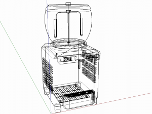 cold drinks dispenser 3D Модель