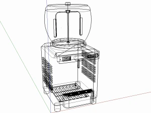 cold drinks dispenser 3D Model