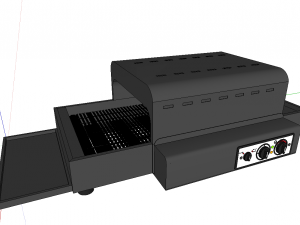 toaster horizontal tunnel Model 3D