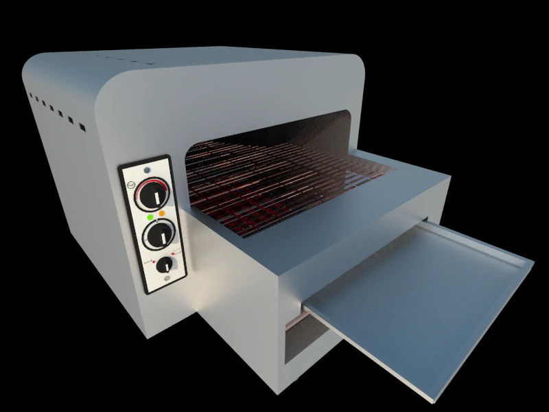 toaster vertical tunnel 3D Model .c4d .max .obj .3ds .fbx .stl .blend 