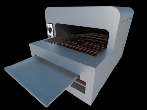 toaster vertical tunnel Modello 3D