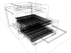 toaster vertical tunnel Modello 3D