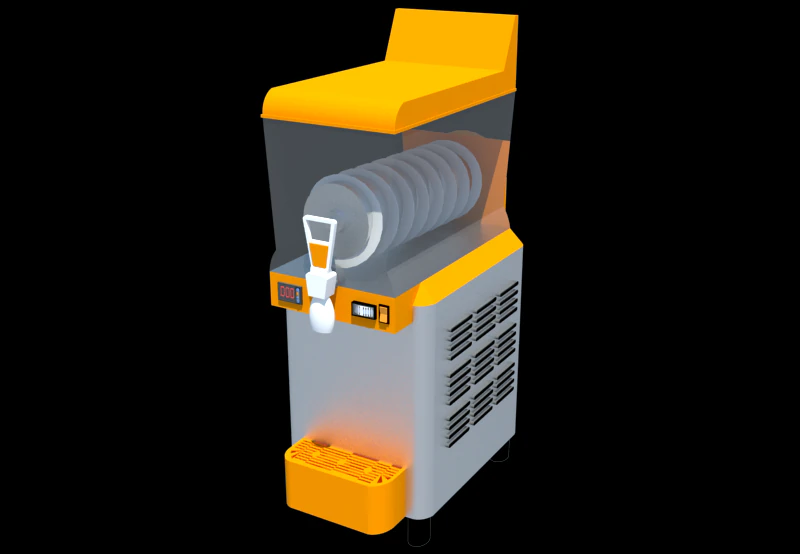 slush machine 3D Model .c4d .max .obj .3ds .fbx .stl .blend 