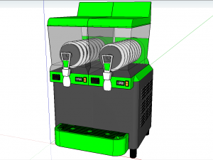 slush machine double 3D 모델