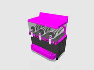slush machine triple 3D Model