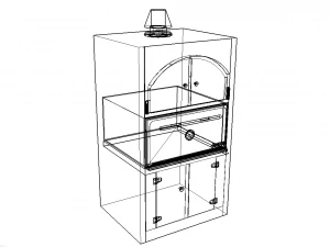charcoal oven josper 50 lacxp 3D Model