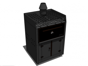 charcoal oven josper 50 lbc Model 3D