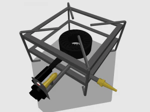 paella burner cooker 3D Model