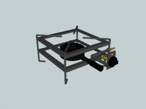 paella burner cooker 3D Model