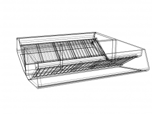 set of 3 central hoods 3D Model