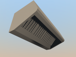 set of 20 mural hoods 3D Модель