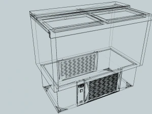 bottle cooler horizontal 3D Model