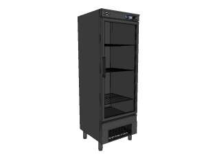 refrigerator cabinet exhibitor 1 door 3D Модель