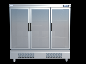 refrigerator cabinet exhibitor 3 door Modèle 3D