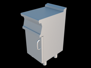 kitchen neutral module 40 cm 3D Model