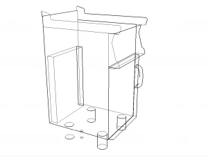 kitchen neutral module 40 cm 3D Model