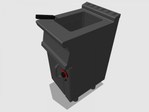 industrial fryer 11 liters Modello 3D