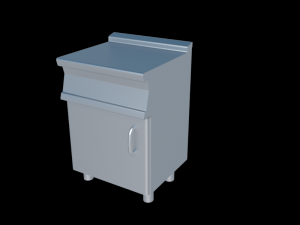 kitchen neutral module 60 cm 3D Model