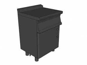 kitchen neutral module 60 cm 3D Модель