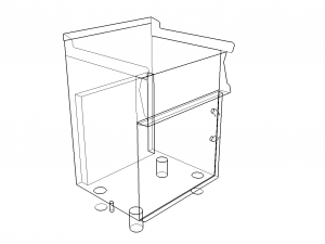 kitchen neutral module 60 cm 3D Модель