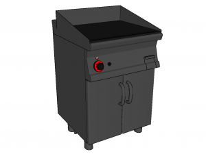 industrial griddle 60 cm Model 3D