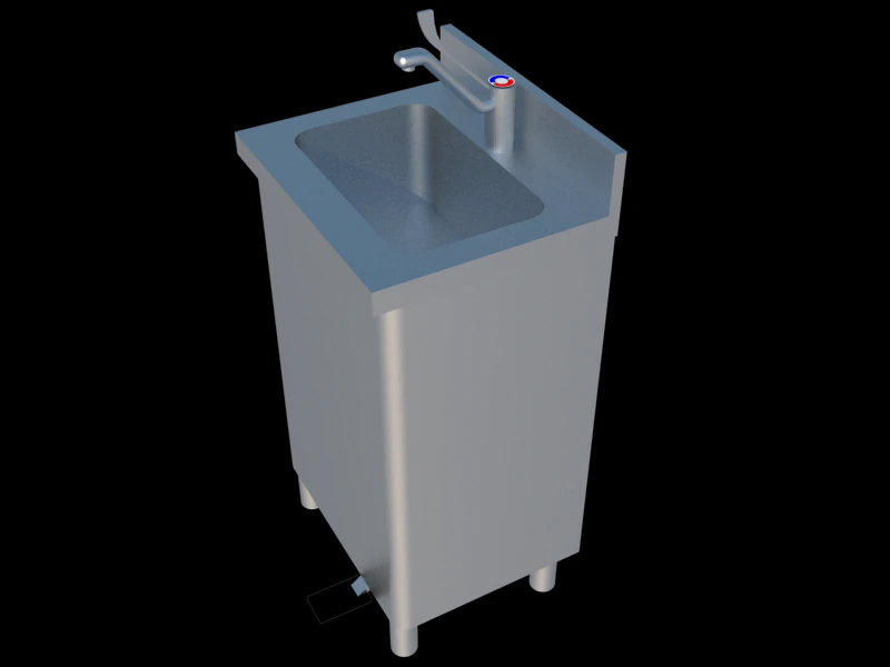 industrial handwash 3D Model .c4d .max .obj .3ds .fbx .stl .blend 