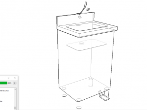 industrial handwash Modelo 3D
