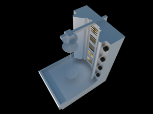 gas doner kebab machine Model 3D