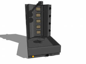 gas doner kebab machine Model 3D