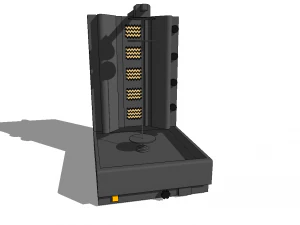 gas doner kebab machine 3D Model