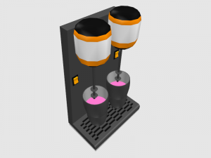 ice cream mixer double 3D Модель