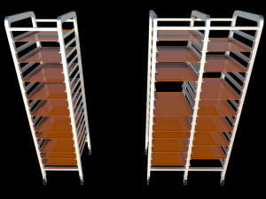 transport cart tray Modelo 3D