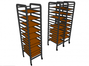 transport cart tray Modelo 3D