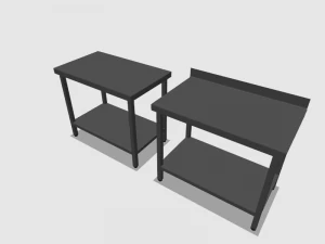 work tables 3D Model