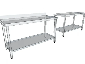 work tables 3D Model