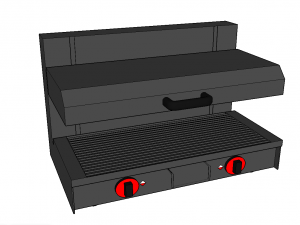 salamander grill 3D Model
