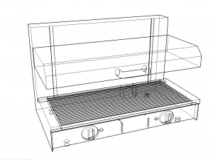 salamander grill 3D Model