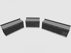 table top refrigerator 3D Model