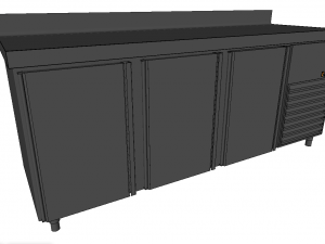 table top refrigerator 3D Model