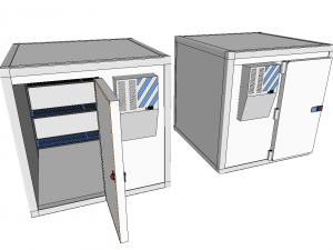 cold room 3D-Modell