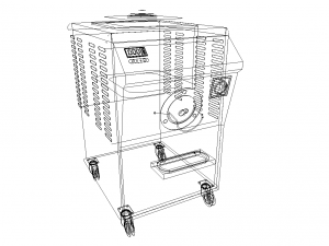 batch freezer ice cream Modèle 3D