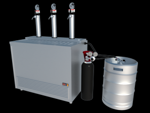beer cooler 3D 模型