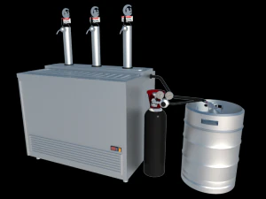 refrigeratore per birra Modello 3D