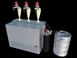 beer cooler model 2 3D Model