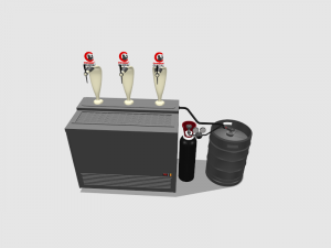 beer cooler model 2 Modelo 3D