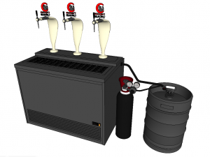 beer cooler model 2 Modelo 3D
