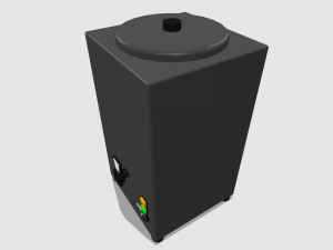 milk heater 3D 모델