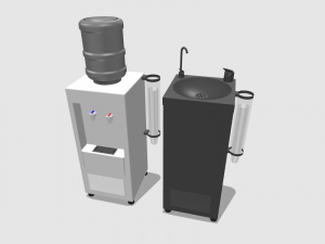 water dispensers 3D 모델