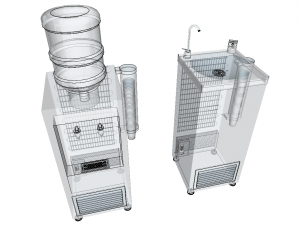 water dispensers 3D 모델