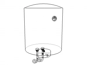 hot water accumulator 3D Model